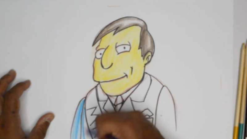 mayor How To Draw The Simpsons Characters