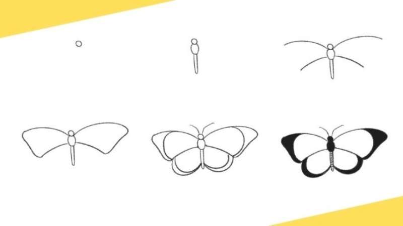 Butterfly-Art_-Lets-Get-It-Done How To Draw A Butterfly: Tutorials To Learn From