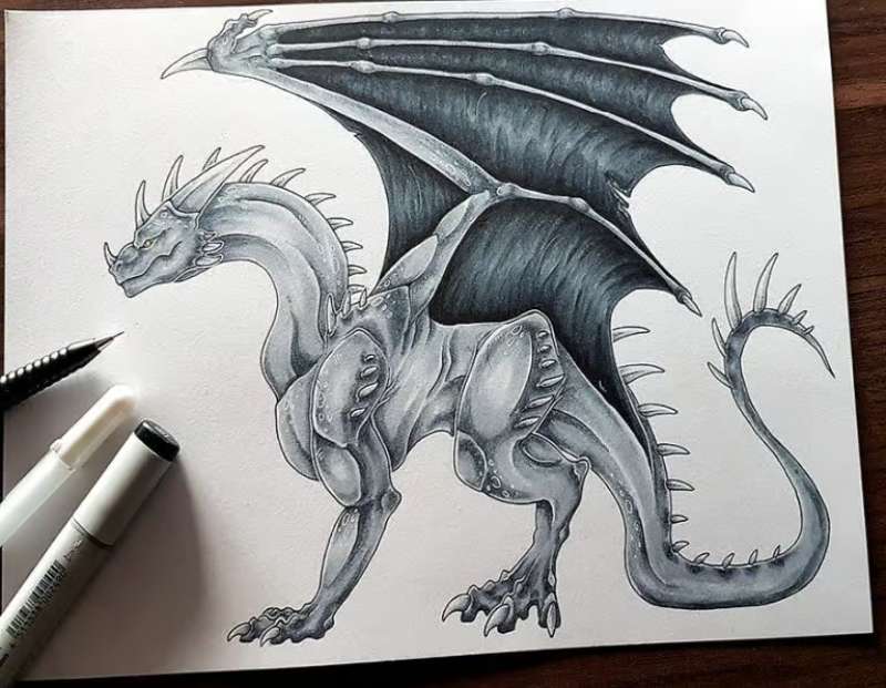 Creating-Your-Dragon_-From-Imagination-to-Paper How To Draw A Dragon: Tutorials To Learn From