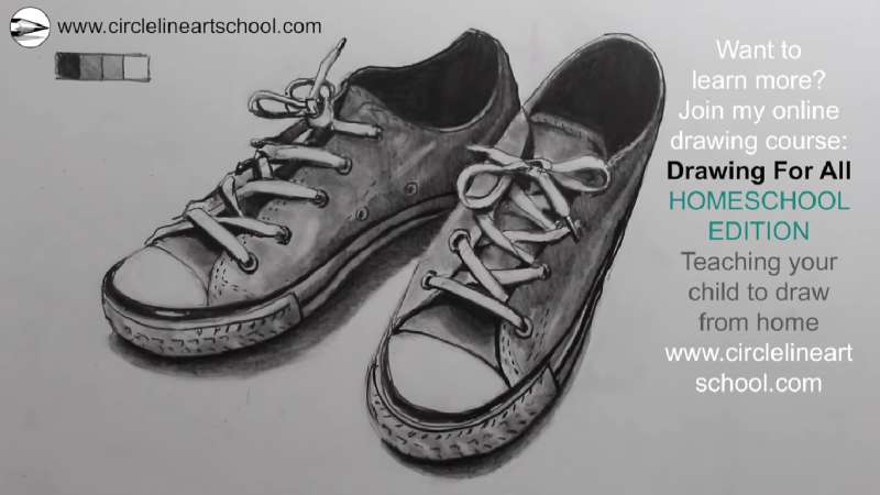 Double-the-Fun_-Sketching-Two-Shoes How To Draw A Shoe: Tutorials To Learn From
