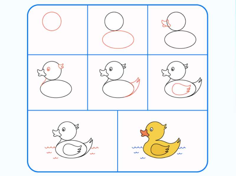 Duck-Doodles_-The-Basics-of-Sketching-a-Duck How To Draw A Duck: Tutorials To Learn From