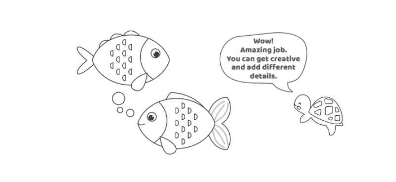 Kiddos-Guide_-Fish-Doodles How To Draw A Fish: Tutorials To Learn From
