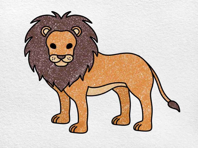 Lion-Art-for-the-Young-Hearts How To Draw A Lion: Tutorials To Learn From