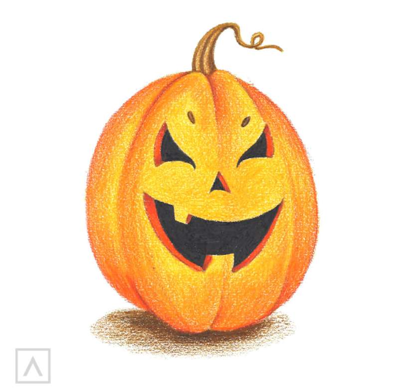 Realistic-Pumpkin-Drawing_-The-How-To How To Draw A Pumpkin: Tutorials To Learn From