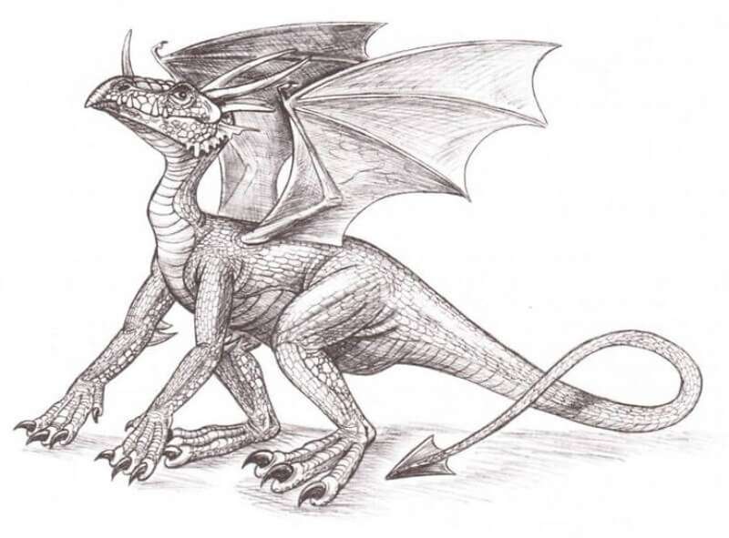 Sketching-Myths_-Pencil-Drawn-Dragon-Masterymv2 How To Draw A Dragon: Tutorials To Learn From