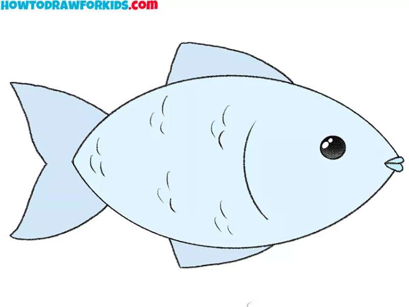 Sketching-a-Charming-Lil-Fish How To Draw A Fish: Tutorials To Learn From