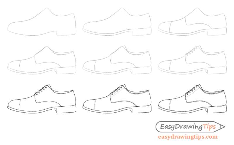 Sketching-a-Fancy-Shoe_-Side-View-Vibes How To Draw A Shoe: Tutorials To Learn From