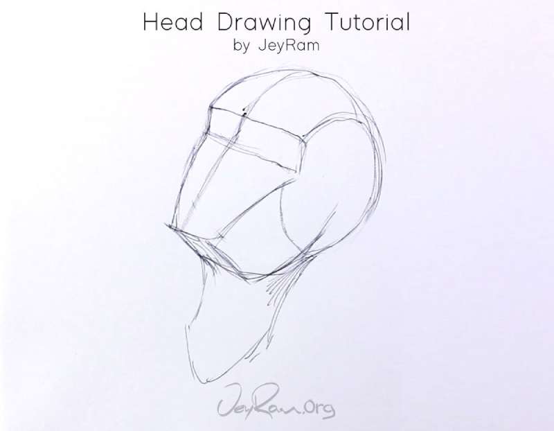 Sketching-that-Skyward-Glance How To Draw A Head: Tutorials To Learn From