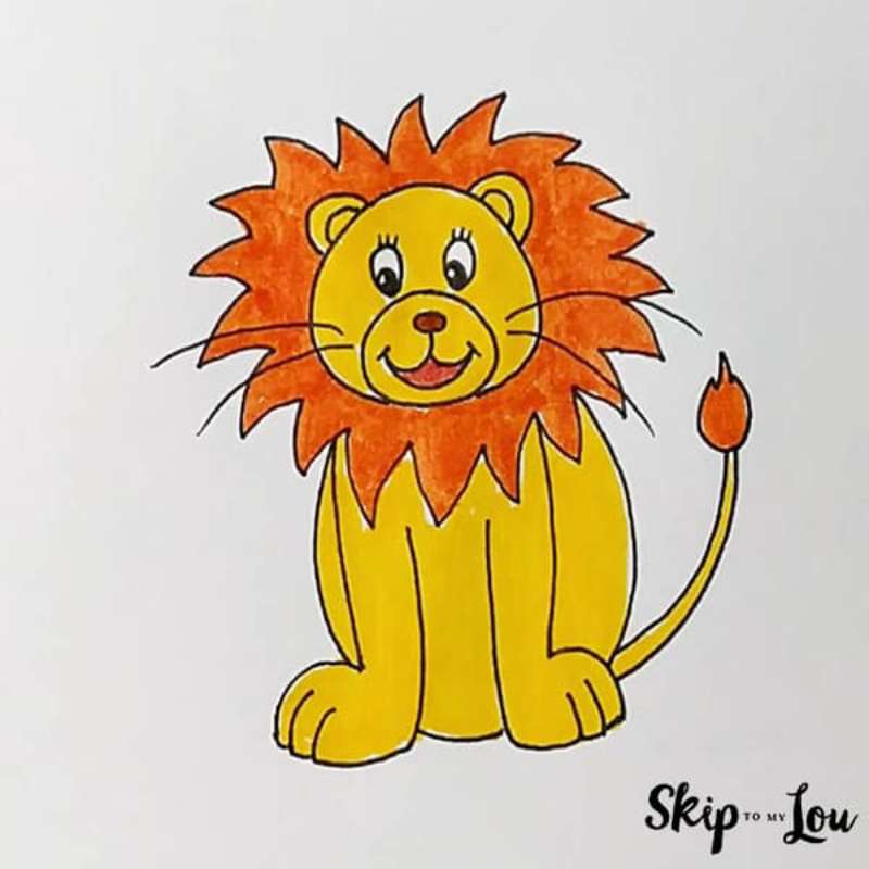 The-Lion-Sits-Tonight How To Draw A Lion: Tutorials To Learn From