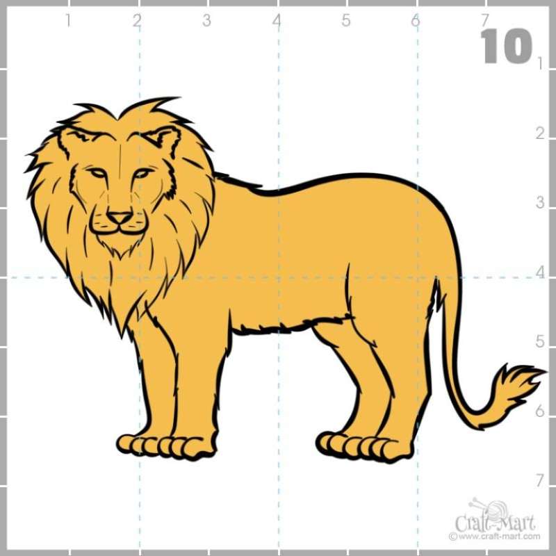 Your-Lion-Standing-Tall How To Draw A Lion: Tutorials To Learn From