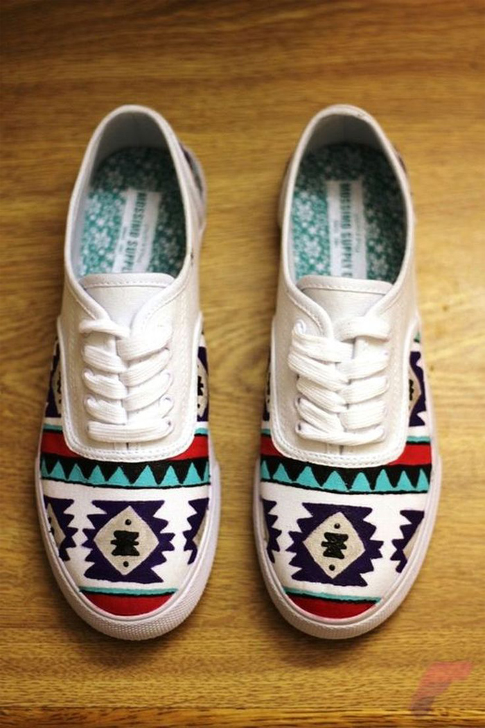 cool designs to paint on shoes