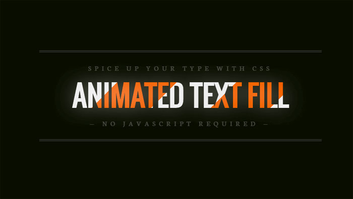 animated-text-fill 116 Cool CSS Text Effects Examples That You Can Download