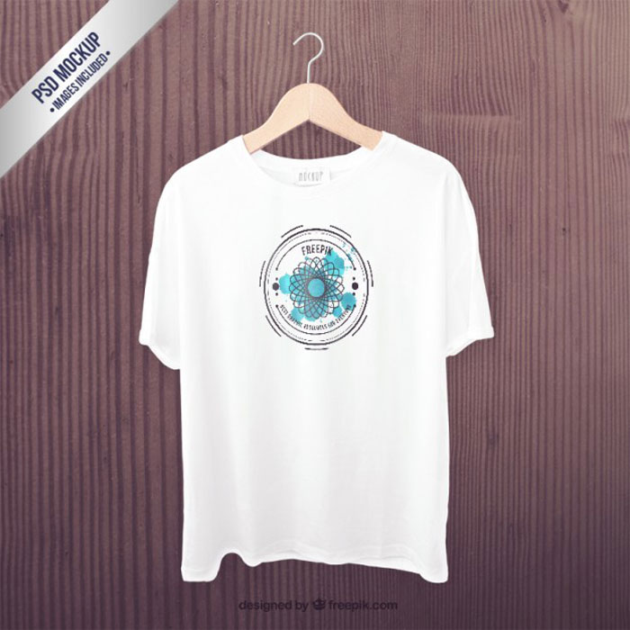 white-t-shirt-front-mockup_ 82 FREE T-Shirt Template Options For Photoshop And Illustrator
