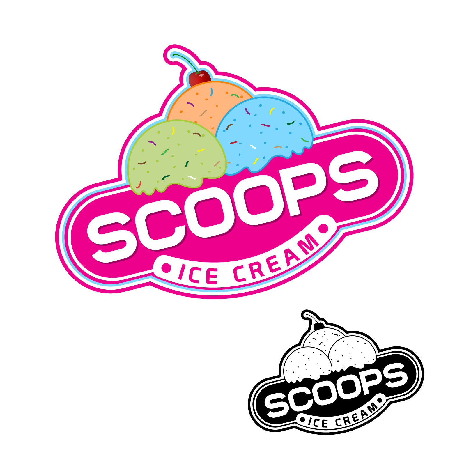 Ice Cream Logo Design Examples for Inspiration Design your way
