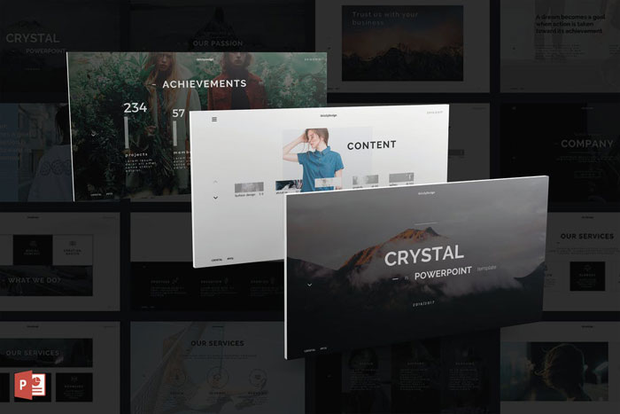 Crystal The 24 Best Animated PowerPoint Templates (Free and premium)