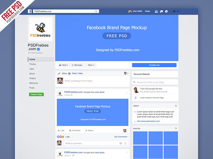 Download Facebook Mockup Templates You Can Quickly Download And Use