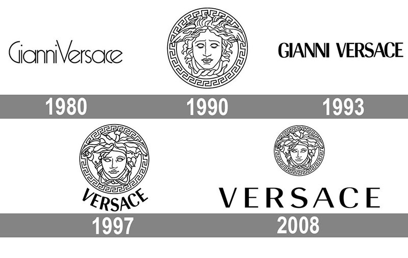 The Versace logo explanation. How the Medusa symbol came to be | LaptrinhX