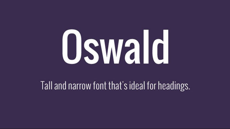 Oswald-Font-Family-Free Blogging Brilliance: The 30 Best Fonts for Blogs