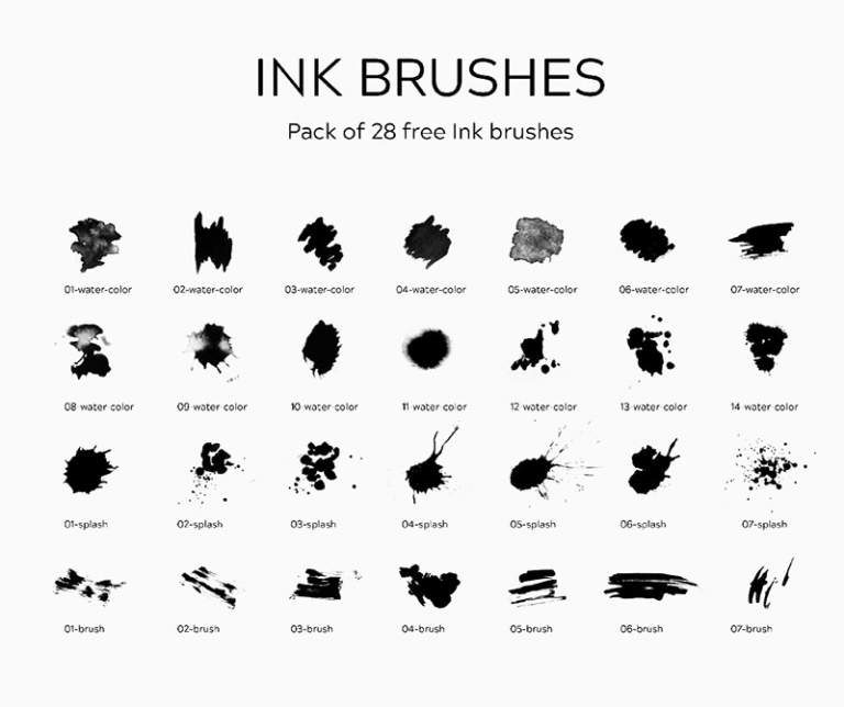 23 Awesome Ink Brushes You Should Start Using