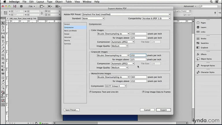 importing adobe pdf images to indesign