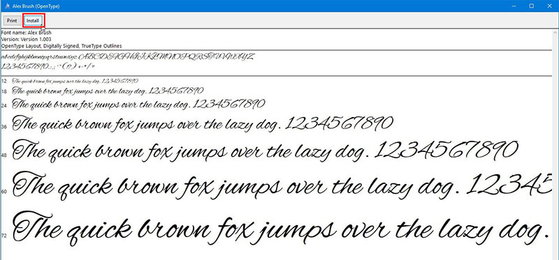 add font to inkscape pc