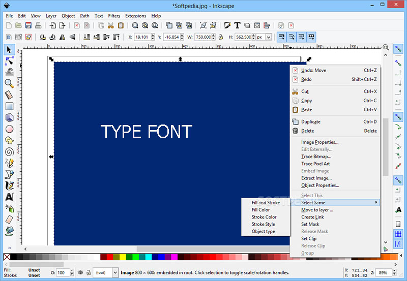 inkscape font on arc to path