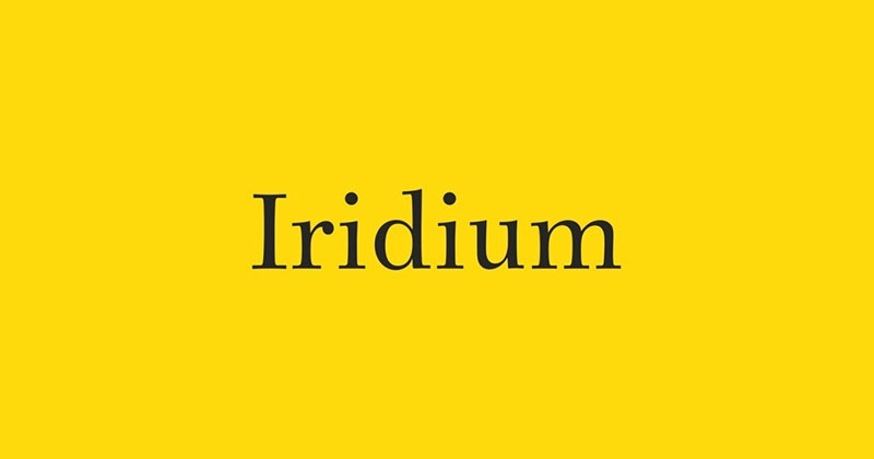 Iridium Great looking fonts similar to Bodoni to try