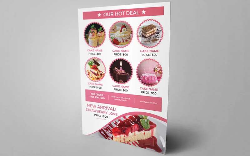 Flyer design | Bake sale flyer, Bakery shop design, Pastry cake | Bake sale  flyer, Bakery shop design, Bakery design