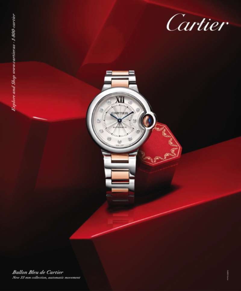 11-8 Cartier Ads: Exquisite Timepieces and Fine Jewelry