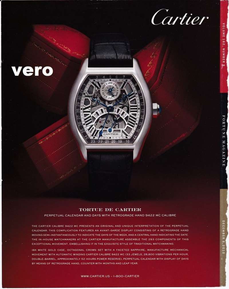 13-8 Cartier Ads: Exquisite Timepieces and Fine Jewelry