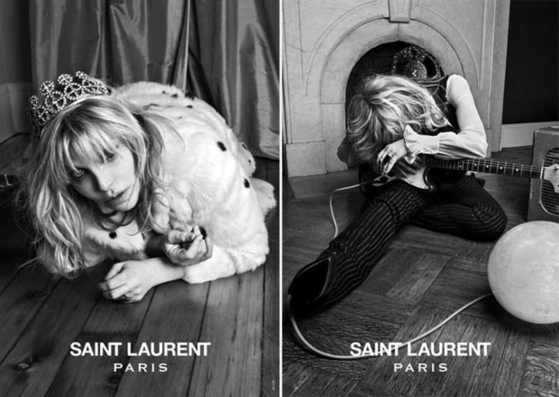 24-14 Saint Laurent Ads: Rock the World with Edgy Fashion