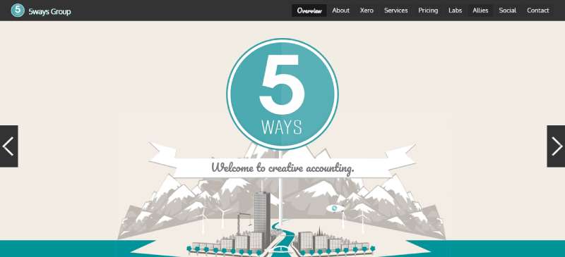5WAYS-CHARTERED-ACCOUNTANTS The Best Accountant Website Design Examples and Inspiration