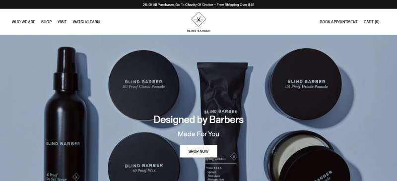 BLIND-BARBER Examples of Great Barbershop Websites to Inspire You