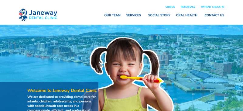 JANEWAY-DENTAL-CLINIC The Best Dentist Websites And Their Neat Design
