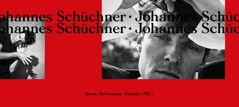 JOHANNES-SCHUCHNER Best Actor Websites To Use As Inspiration For Creating One