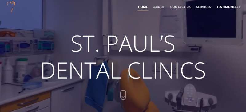 ST-PAULS-DENTAL-IMPLANTOLOGY The Best Dentist Websites And Their Neat Design