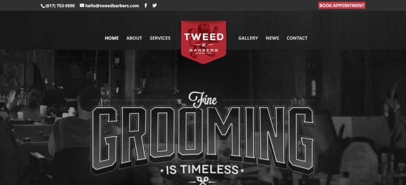 TWEED-BARBERS-1 Examples of Great Barbershop Websites to Inspire You