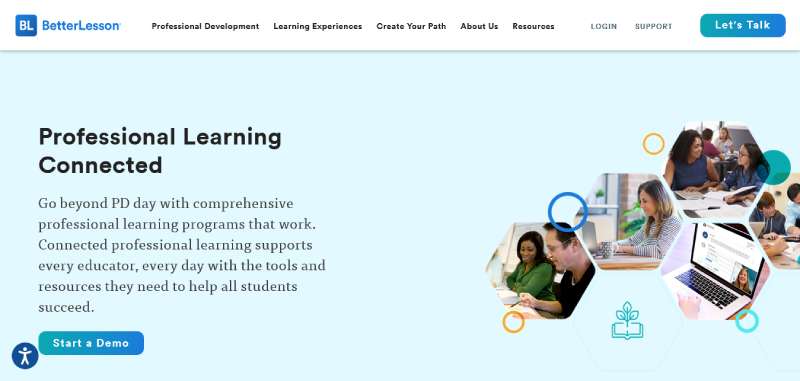 BetterLesson Website Design for Teachers: 26 Examples