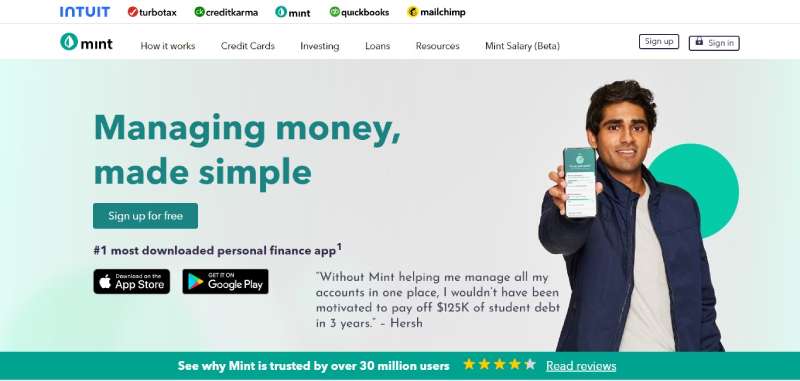 Mint Best Financial Services Websites: Designs that Pay Off
