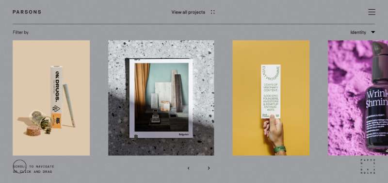 Parsons-Branding 19 Aesthetic Websites Design Examples to Inspire You