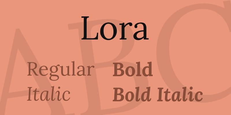 Lora Blogging Brilliance: The 30 Best Fonts for Blogs