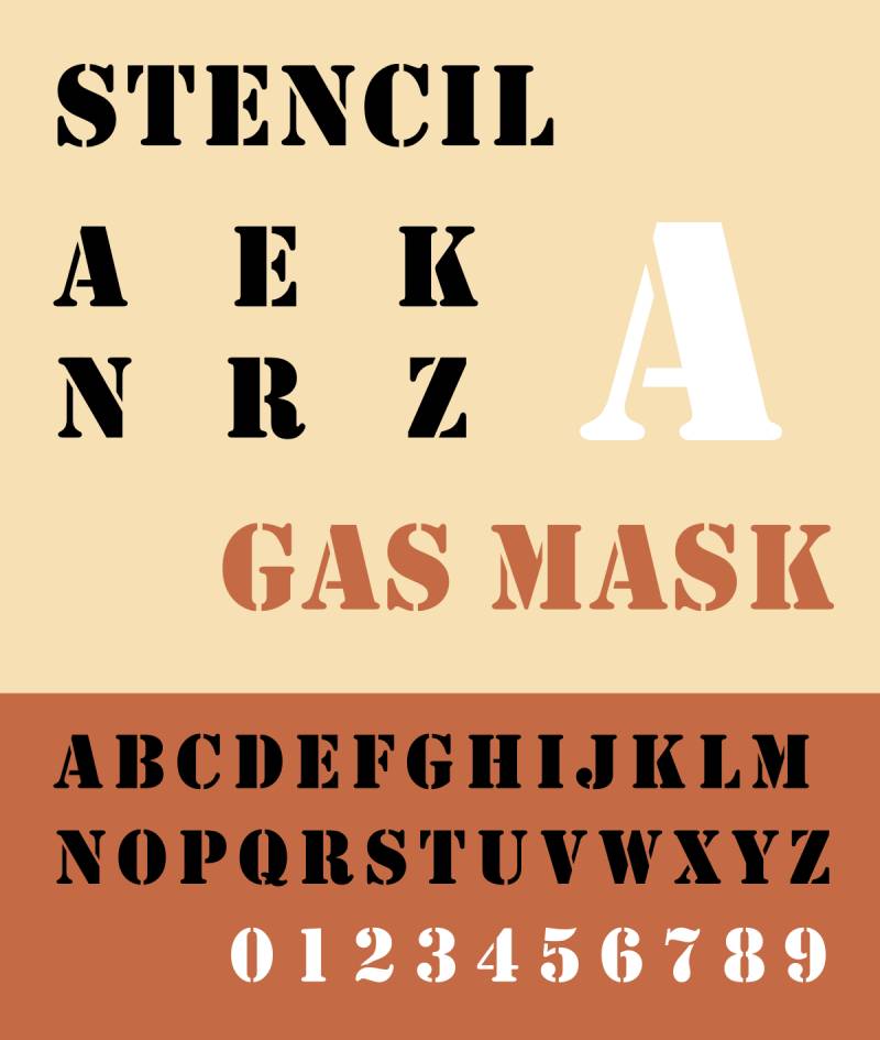Stencil-Fonts Laser Cutting Clarity: The 25 Best Fonts for Laser Cutting