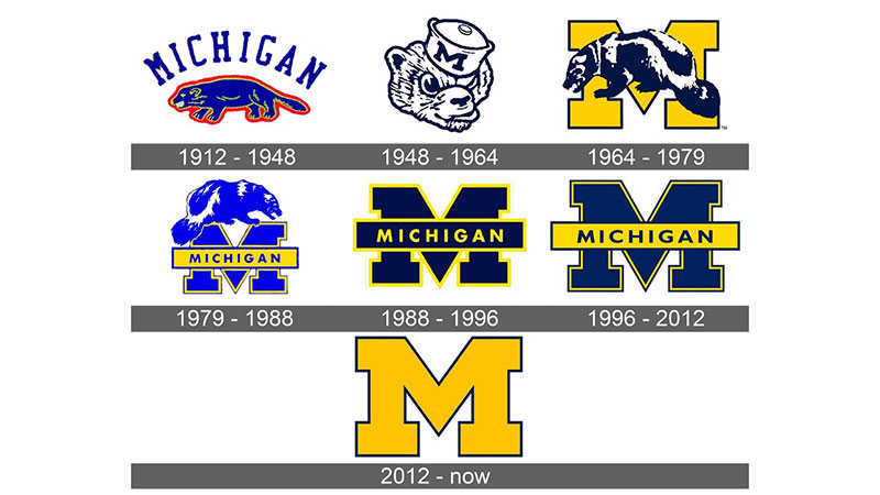 How-has-the-University-of-Michigan-logo-evolved-over-time The University Of Michigan Logo History, Colors, Font, And Meaning