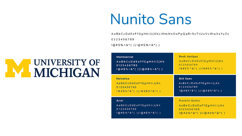 The-Font-Used-in-the-University-of-Michigan-Logo The University Of Michigan Logo History, Colors, Font, And Meaning