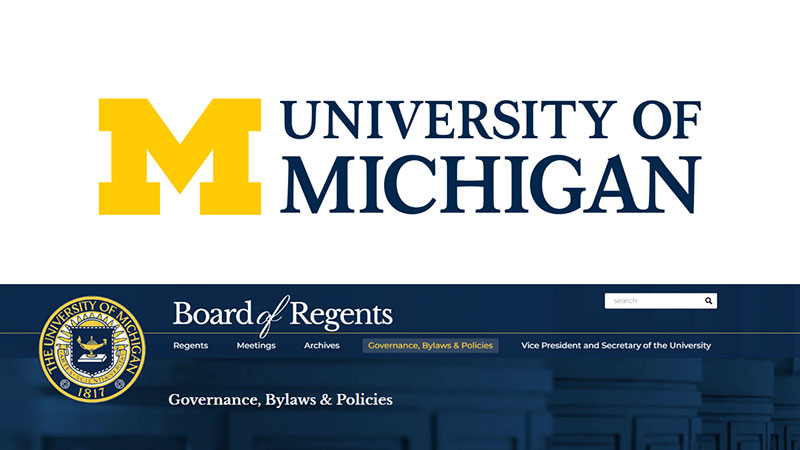 The-Trademark-and-Licensing-Policies The University Of Michigan Logo History, Colors, Font, And Meaning