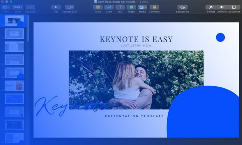 how to design a keynote presentation