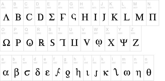 FREE Roman And Greek Looking Fonts Examples]